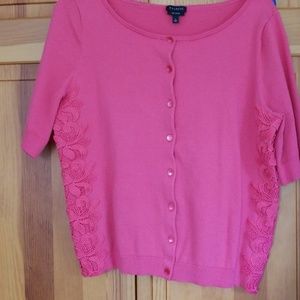 SALE Talbots salmon colored sweater